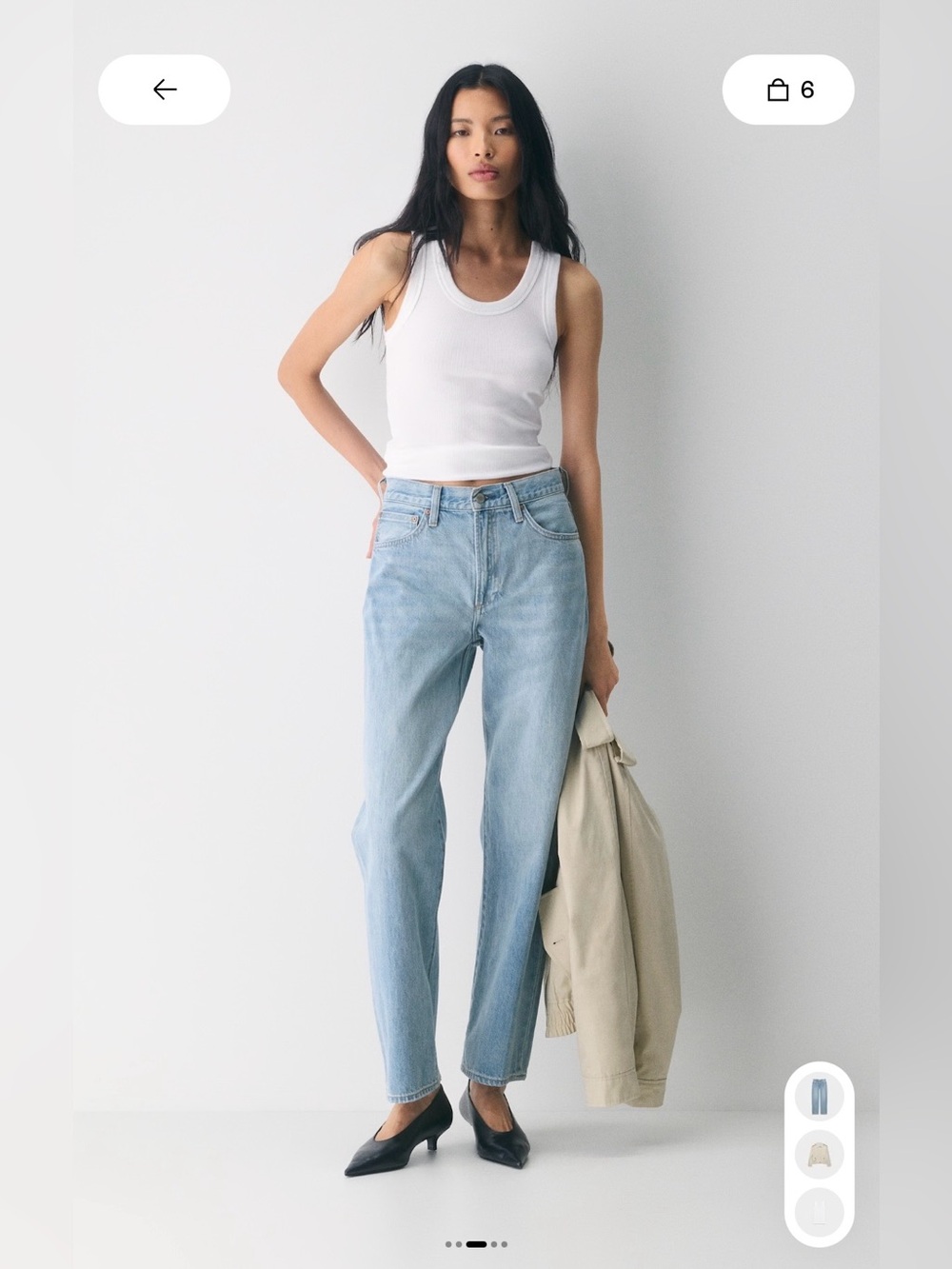 Aritzia Denim Forum 90s Marlo Baggy Hi-rise Jean